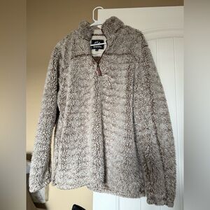 Men’s Tan Fleece Jacket